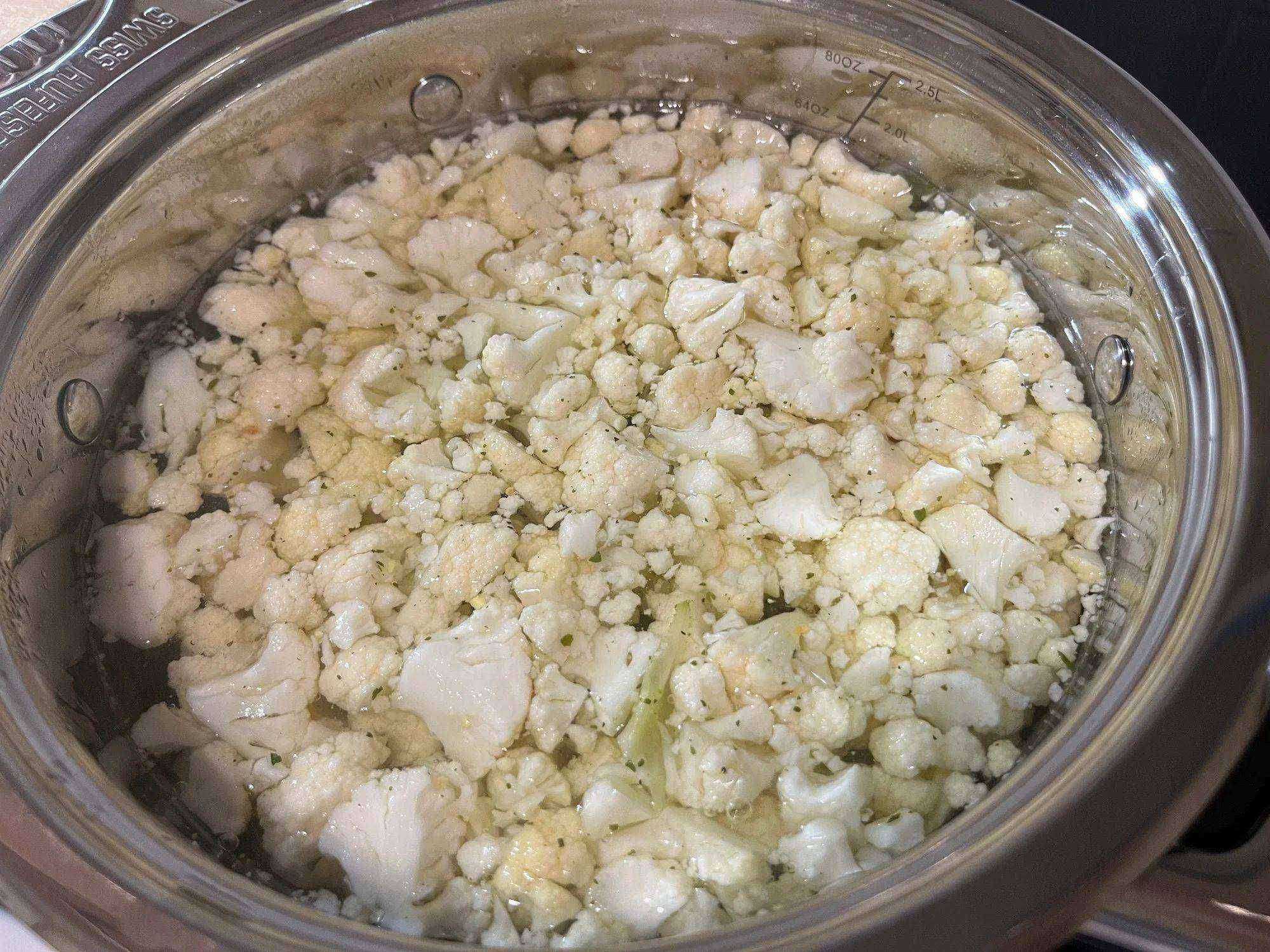 Rakott karfiol – 1. lépés