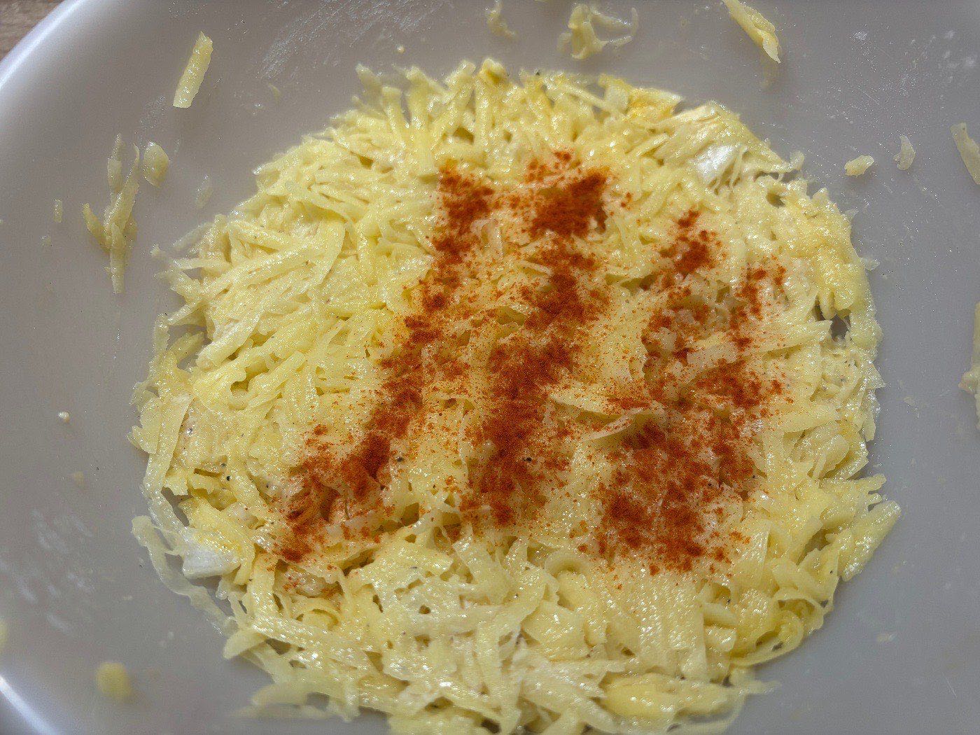 Ropogós krumplis tócsni – 3. lépés