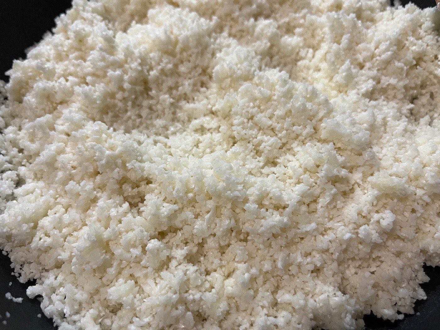 Karfiolrizs – 3. lépés