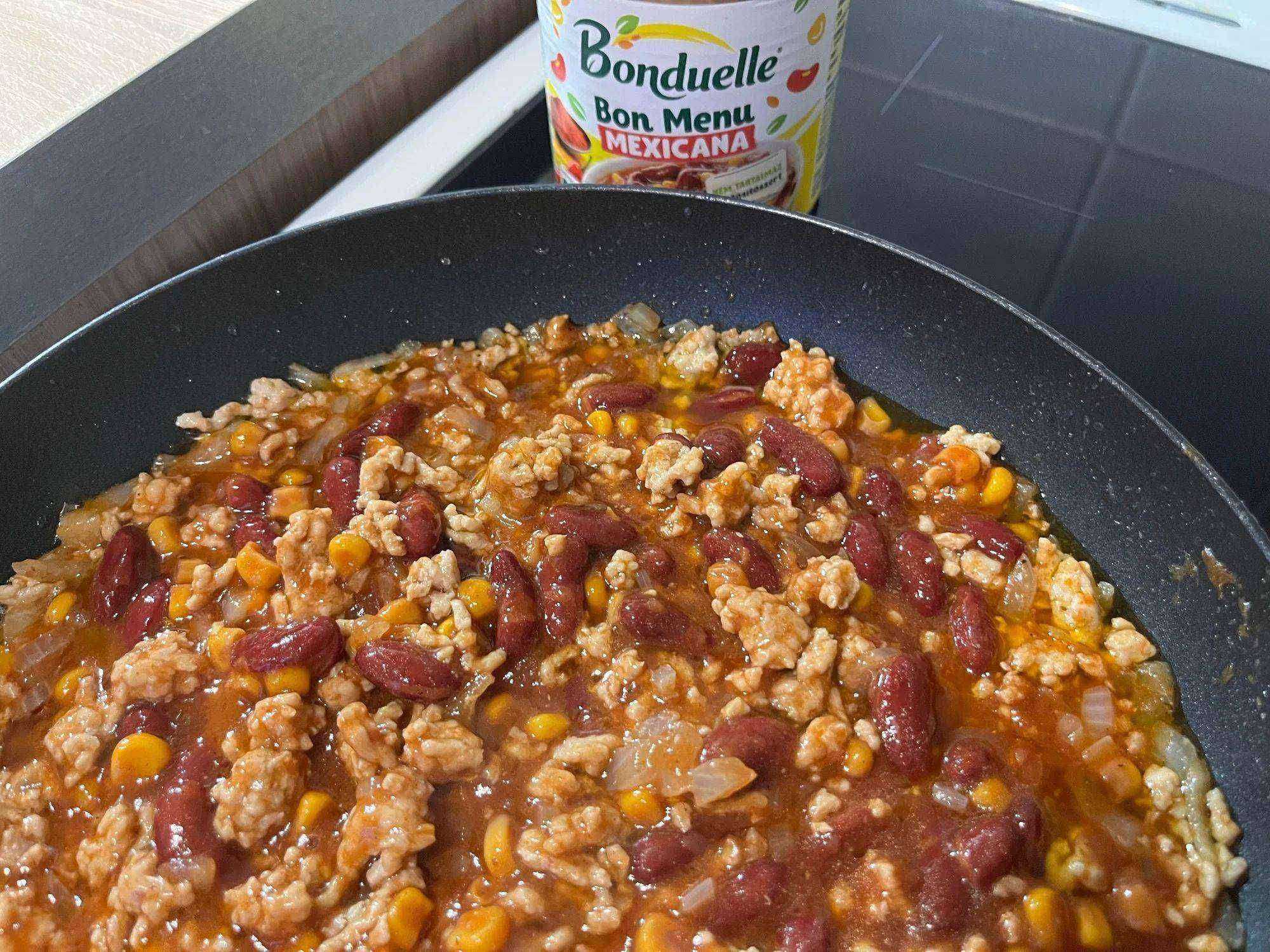 Egyszerű chilis bab – 3. lépés