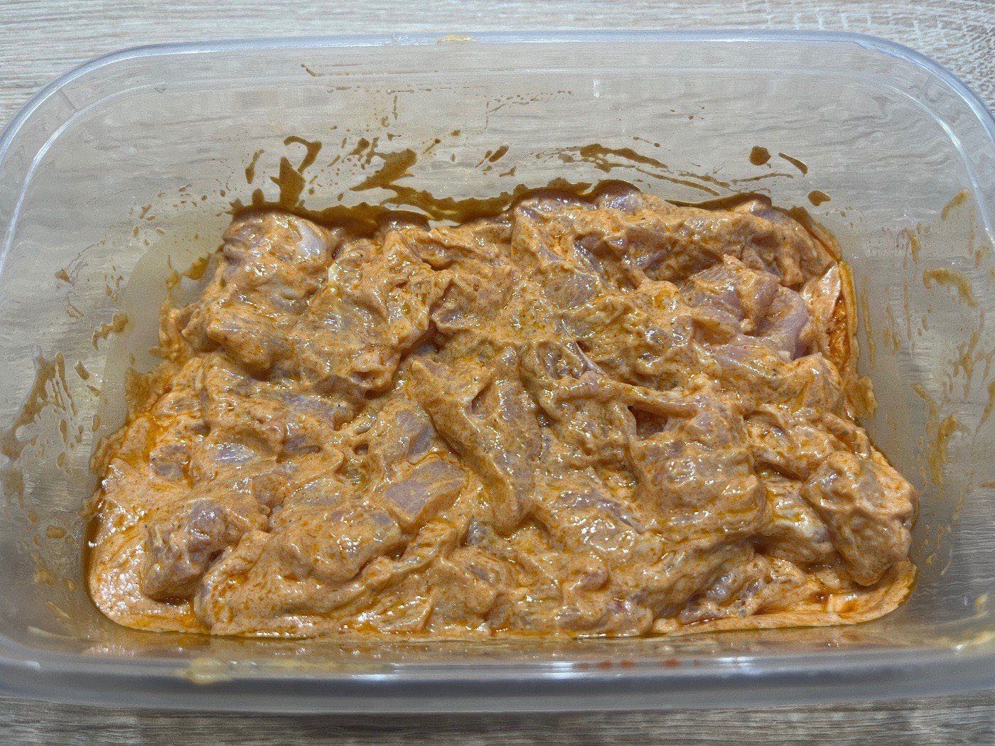 Csirkés shawarma – 1. lépés