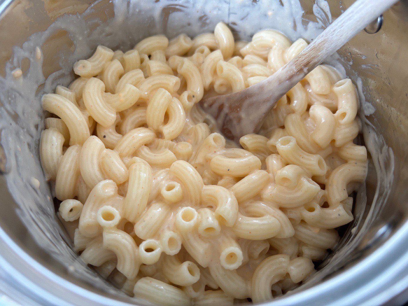 Mac and cheese ropogós baconnel – 3. lépés