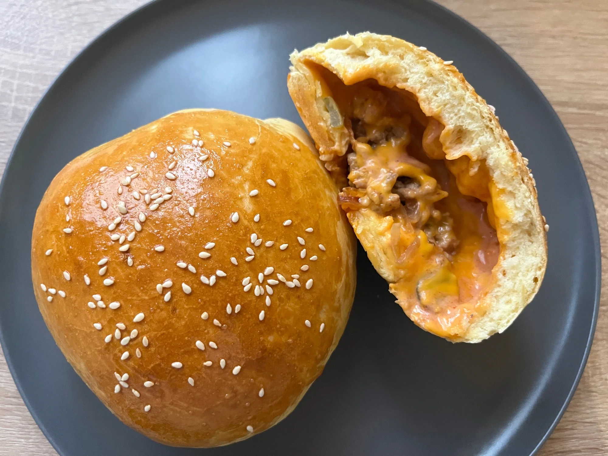 Töltött sajtburger – 8. lépés