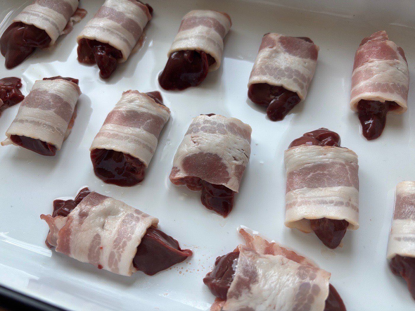 Baconbe tekert csirkemáj - szaftos, ropogós finomság – 1. lépés