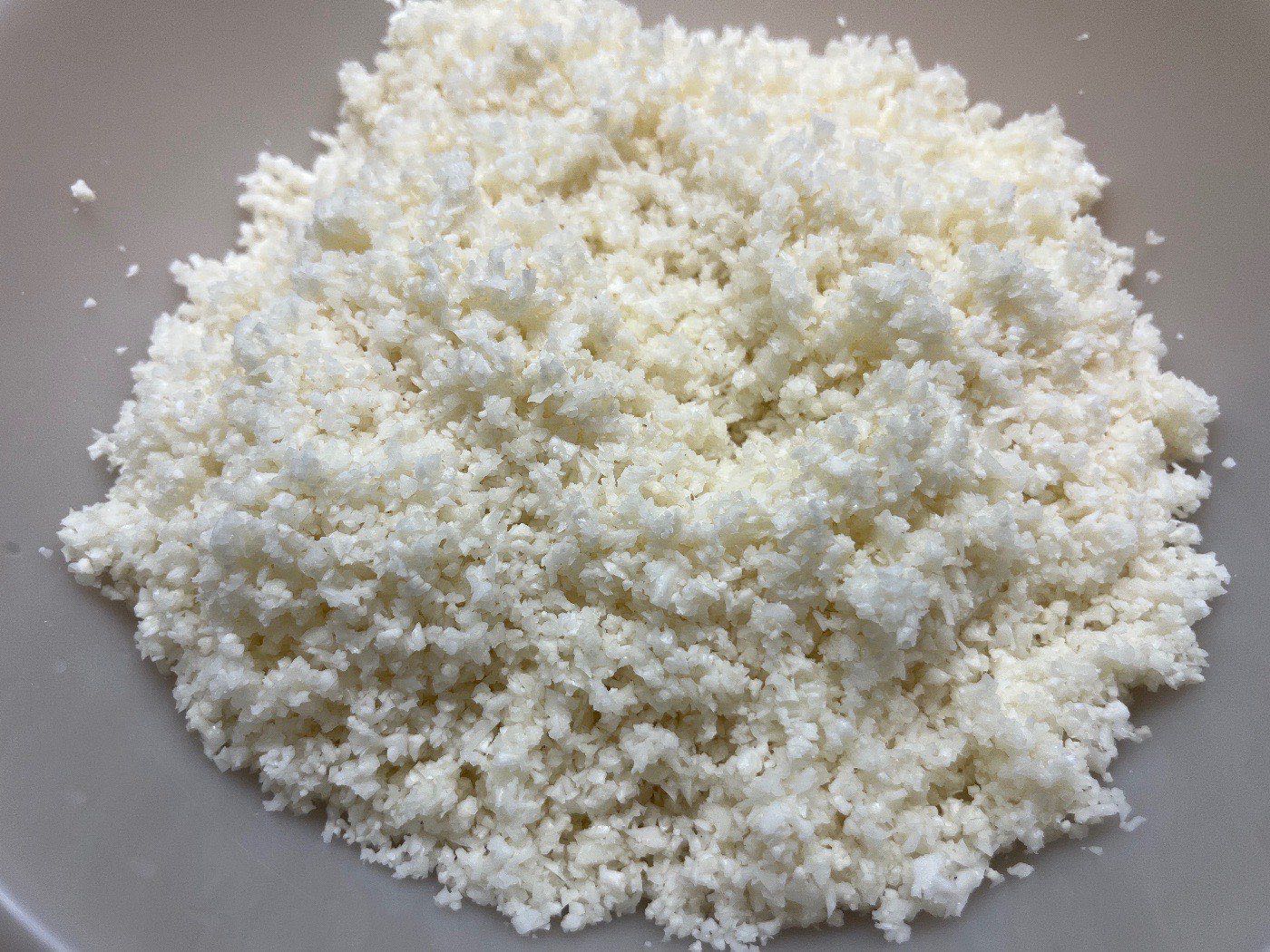 Karfiolrizs – 2. lépés