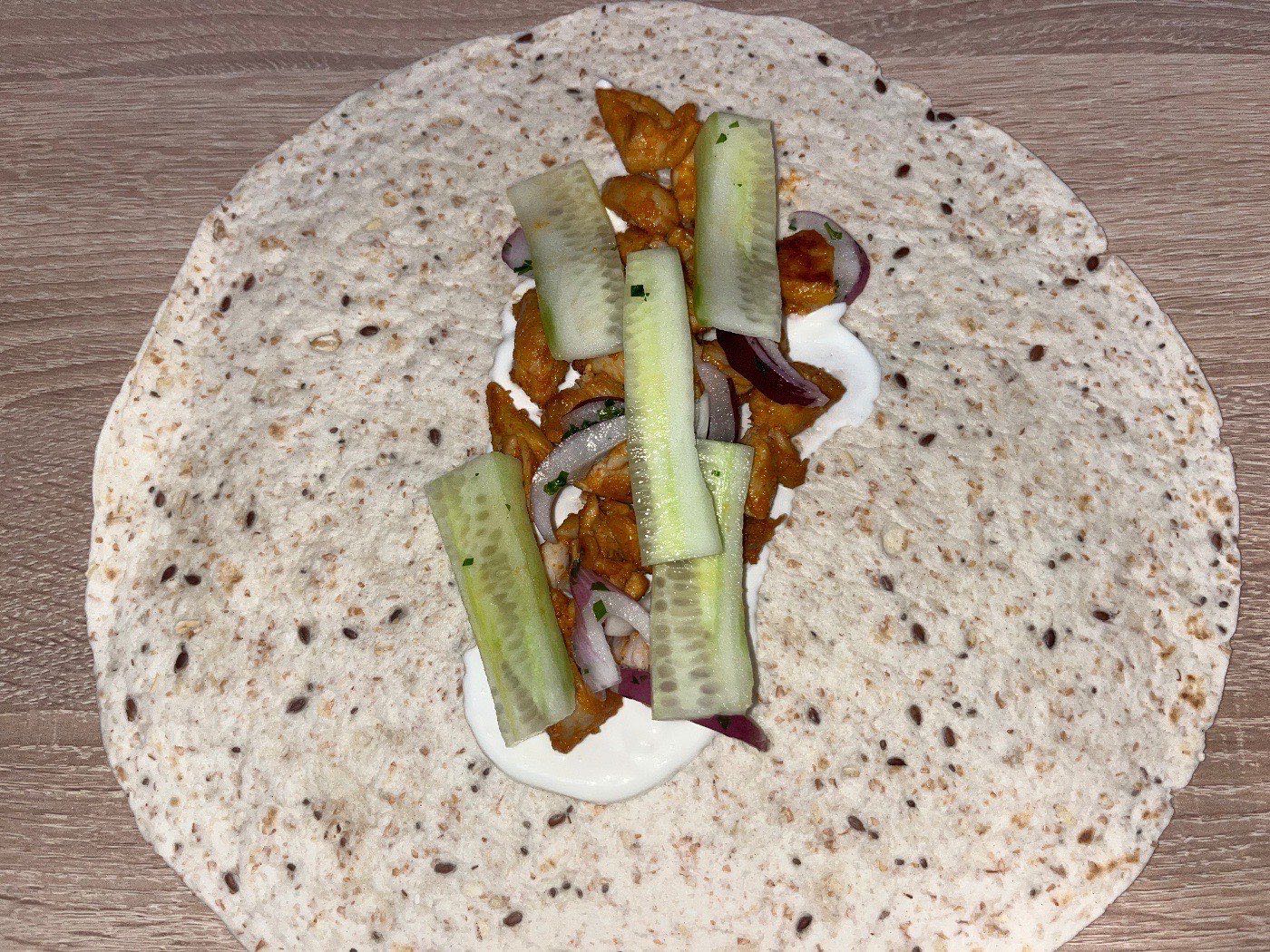 Csirkés shawarma – 4. lépés