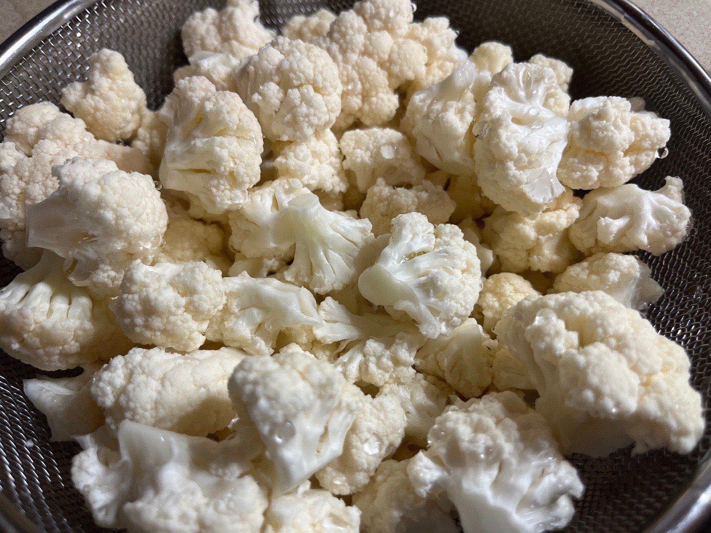 Karfiolrizs – 1. lépés