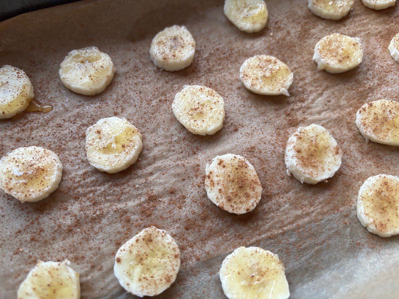 Mézes-fahéjas banánchips – 1. lépés